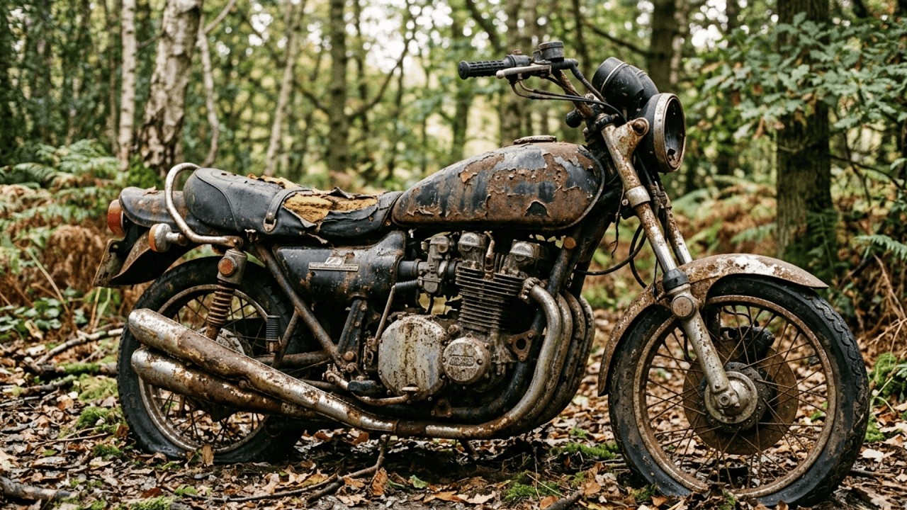 From Rust to Roar 🔧  Full ASMR Revival of a 1978 Kawasaki Z1 Classic Motorcycle