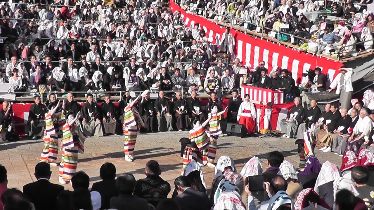 2014長崎くんち　万才町・本踊り　長崎万歳　　諏訪神社・前日朝 20141007 075604