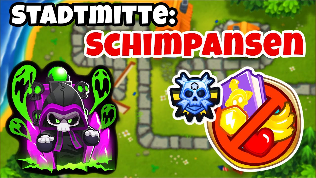 Stadtmitte: Schimpansen (Town Center) [#BloonsTD6]