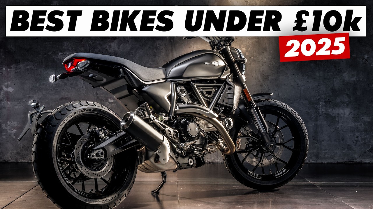15 лучших мотоциклов до 10 тысяч фунтов стерлингов в 2025 году!