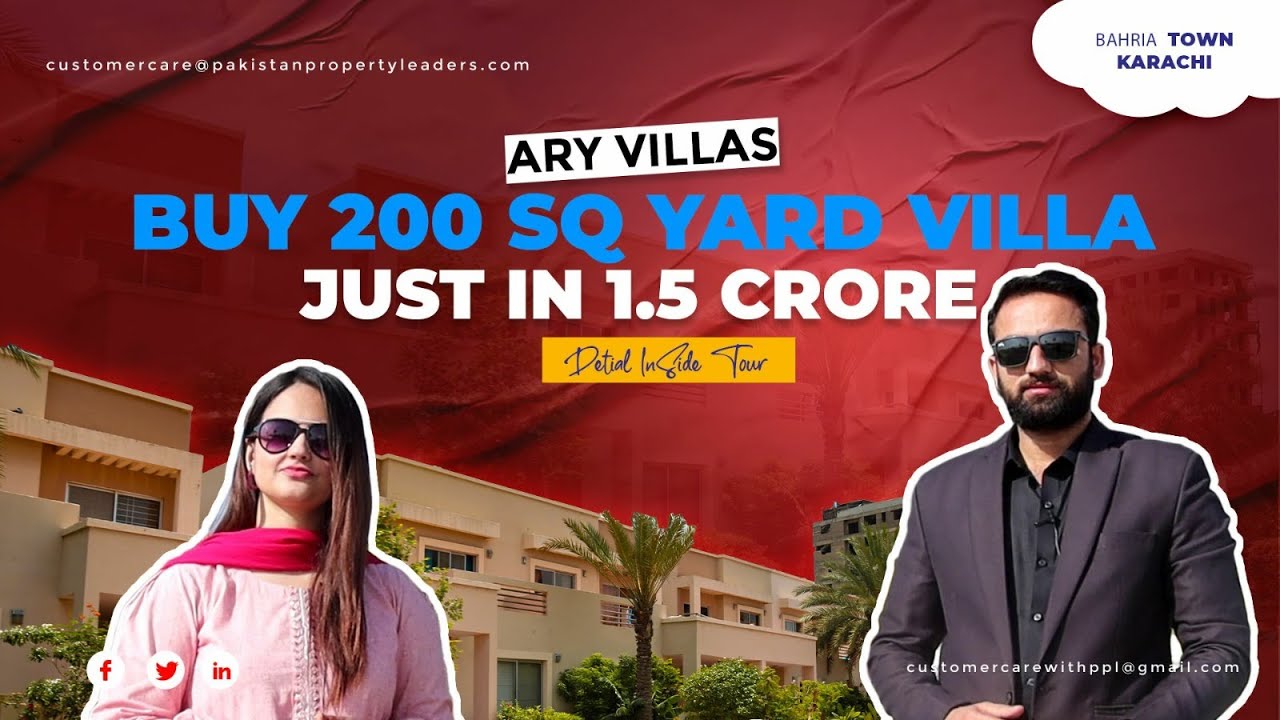 Latest Inside Tour Of ARY Villas| ARY Villas Bahria Town Karachi| Buy 200 SQ Yard Villa