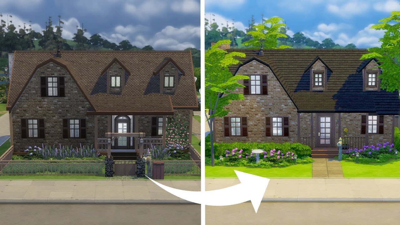 I tried fixing an old haunted house in The Sims 4