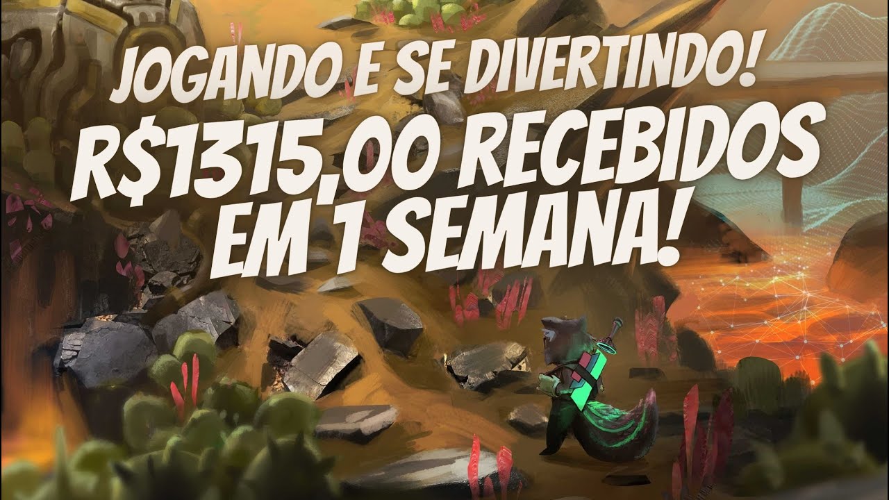 Jogando e se divertindo: R$1315,00 recebidos nessa semana jogando Aurory.