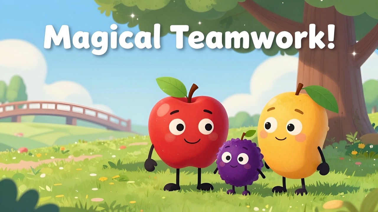 Alfie, Bina & Milo’s Magical Tree | A Gentle Story About Patience & Teamwork 🍎🫐🥭