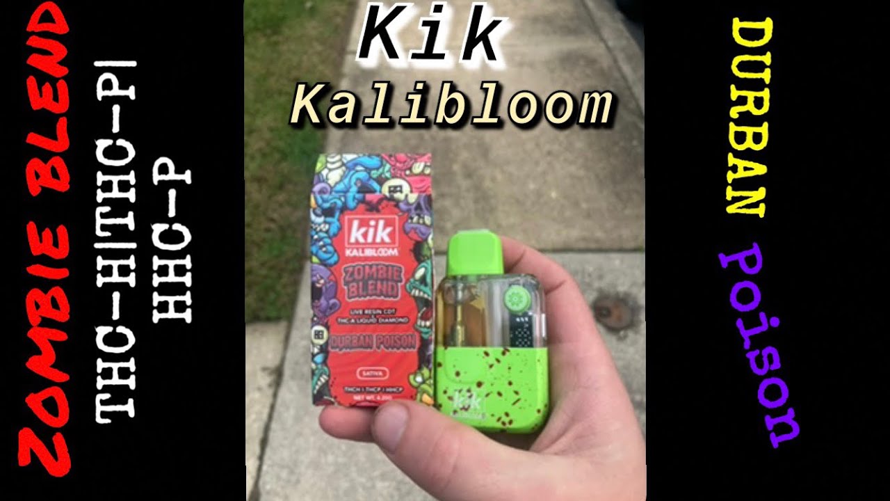 KIK KALIBLOOM ZOMBIE BLEND Durban Poison THC-H|THC-P|HHCP (Is it worth it?)