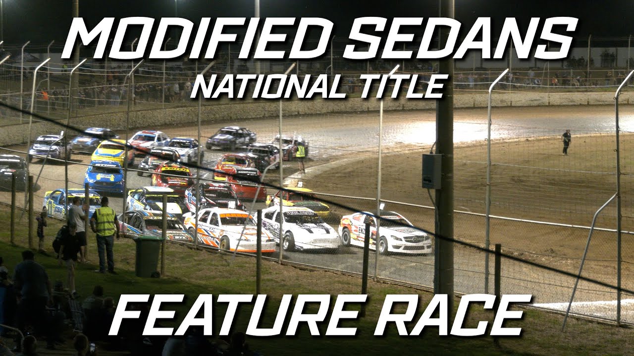 Modified Sedans: National Title - A-Main - Heartland Raceway - 13.02.2022