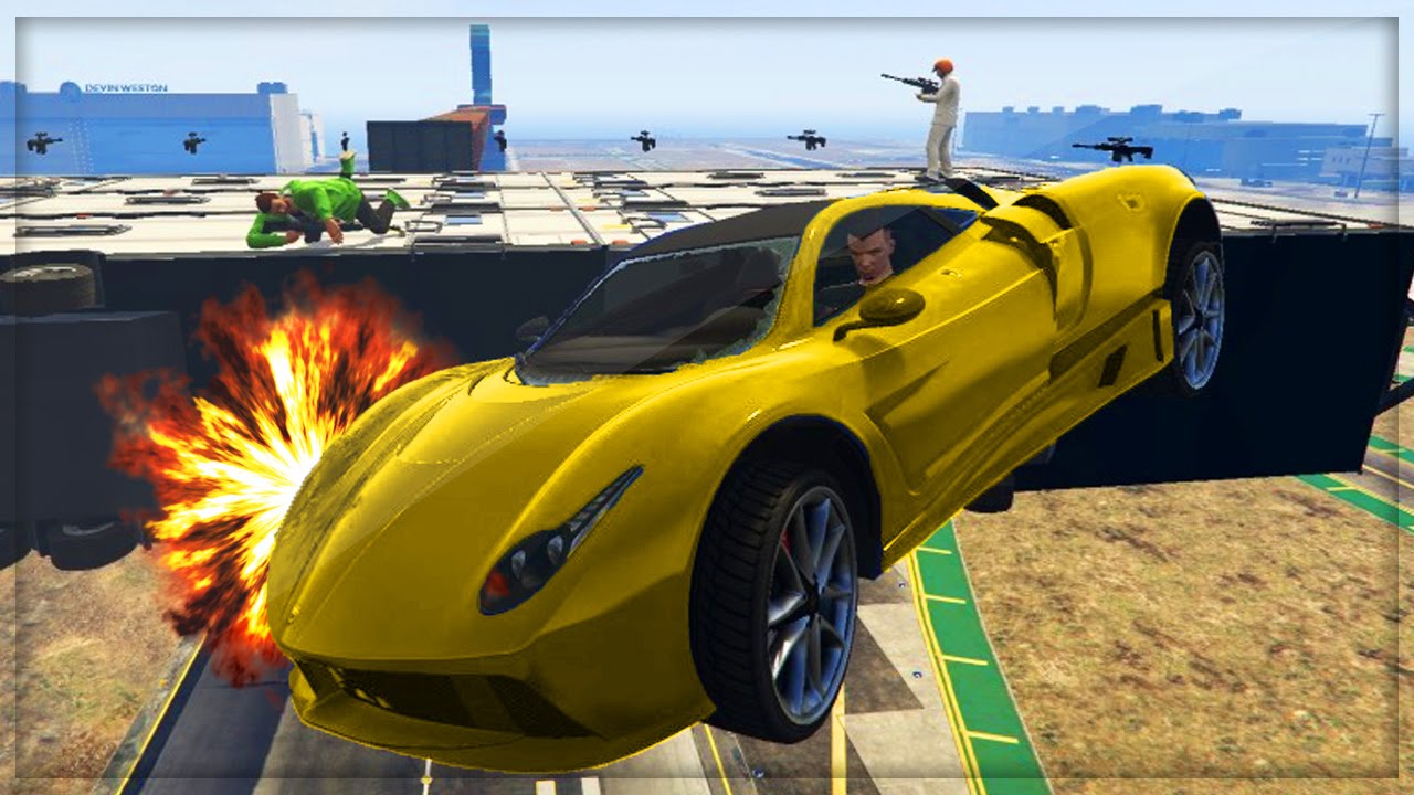GTA 5 HOT WHEELS WIPEOUT GAME !!! | GTA 5 Custom Job Online (GTA 5 Online)