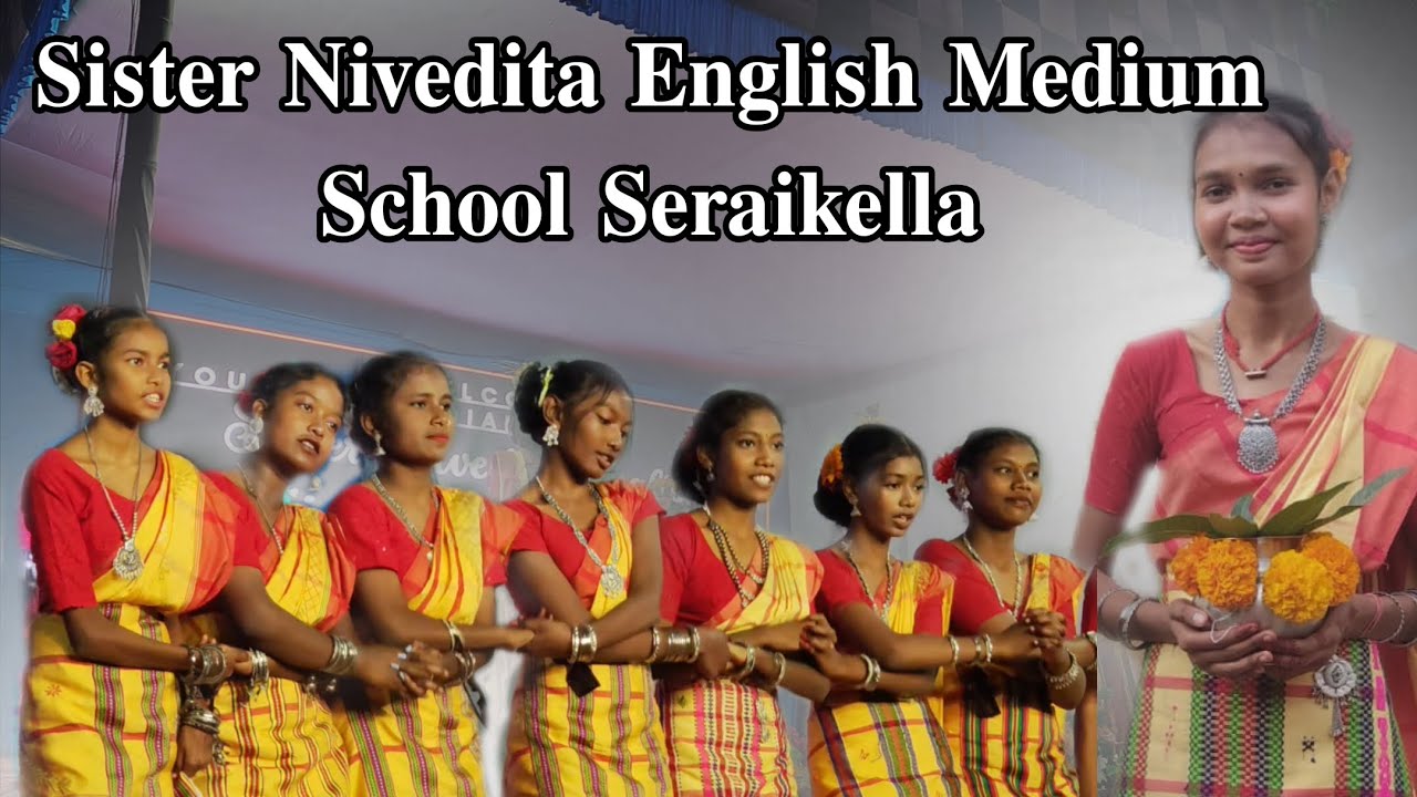 😍Santhali Remix Song Dance✨ By Cute Girls | Sister Nivedita English Medium School Seraikella 2025