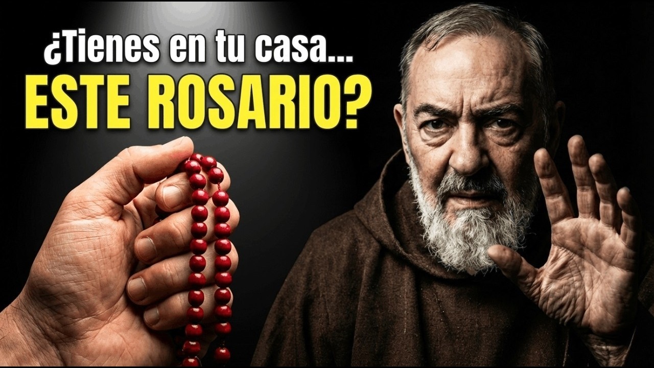 ¡PELIGRO! El color del rosario que el Padre Pío advirtió nunca tocar y su significado.