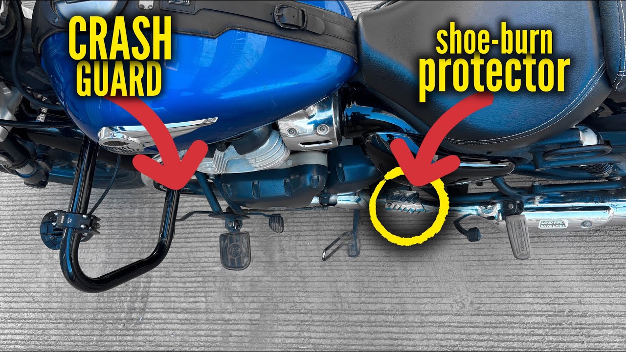 Crash Guard & a MUST HAVE accessory for Super Meteor 650 | AeeDEA
