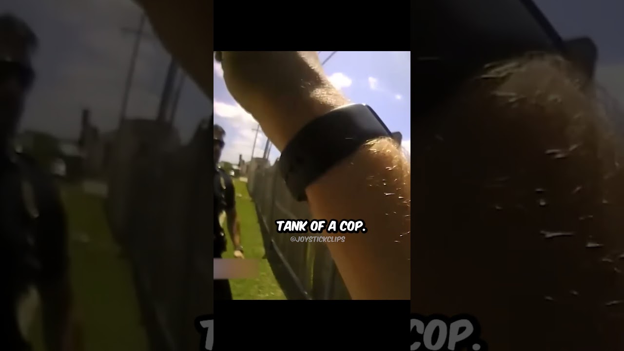 Absolute TANK of a Cop 🤯