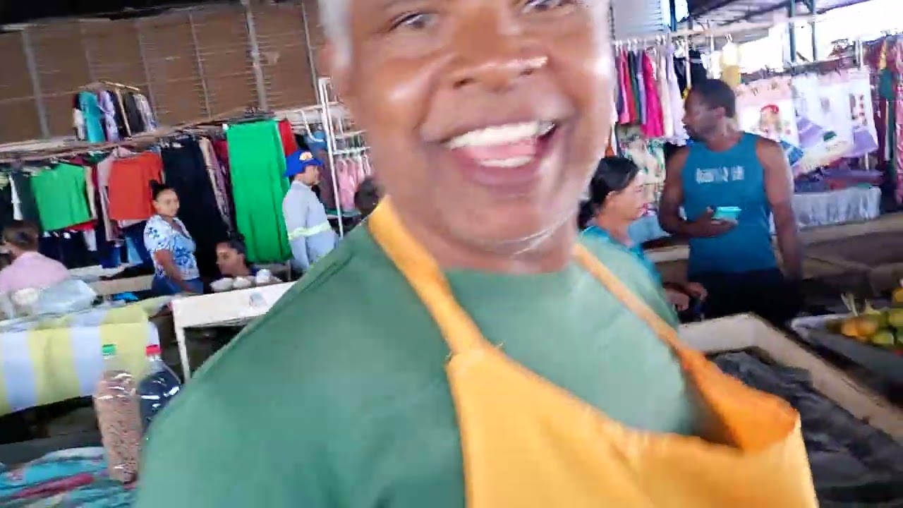 Muito bom aqui a feira de Luís Eduardo Magalhães