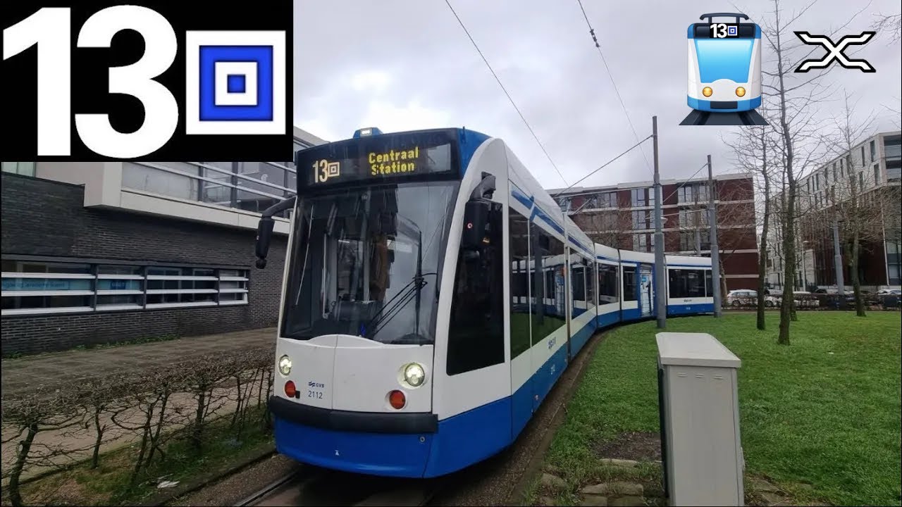 🚊 GVB Amsterdam Tramlijn 13 Cabinerit Geuzenveld - Centraal Station | Cab Ride