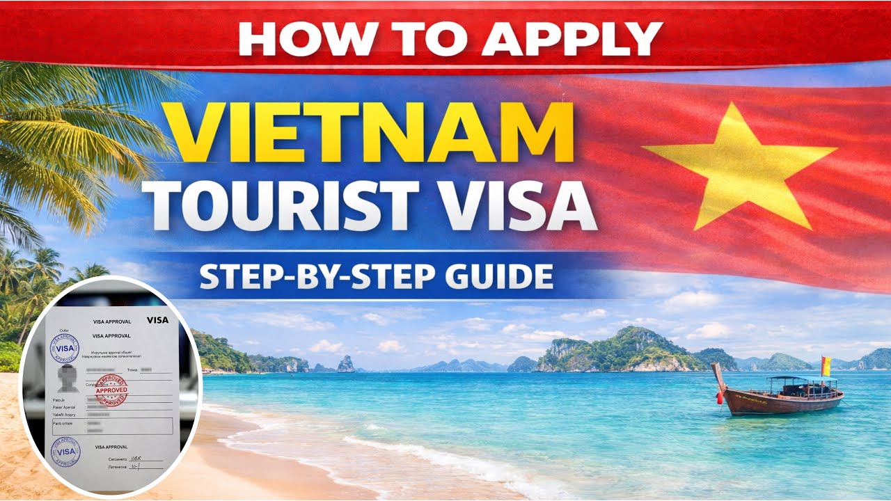 How To Get Vietnam Tourist Visa 🇻🇳 | Easy Process | The Alpha Kid