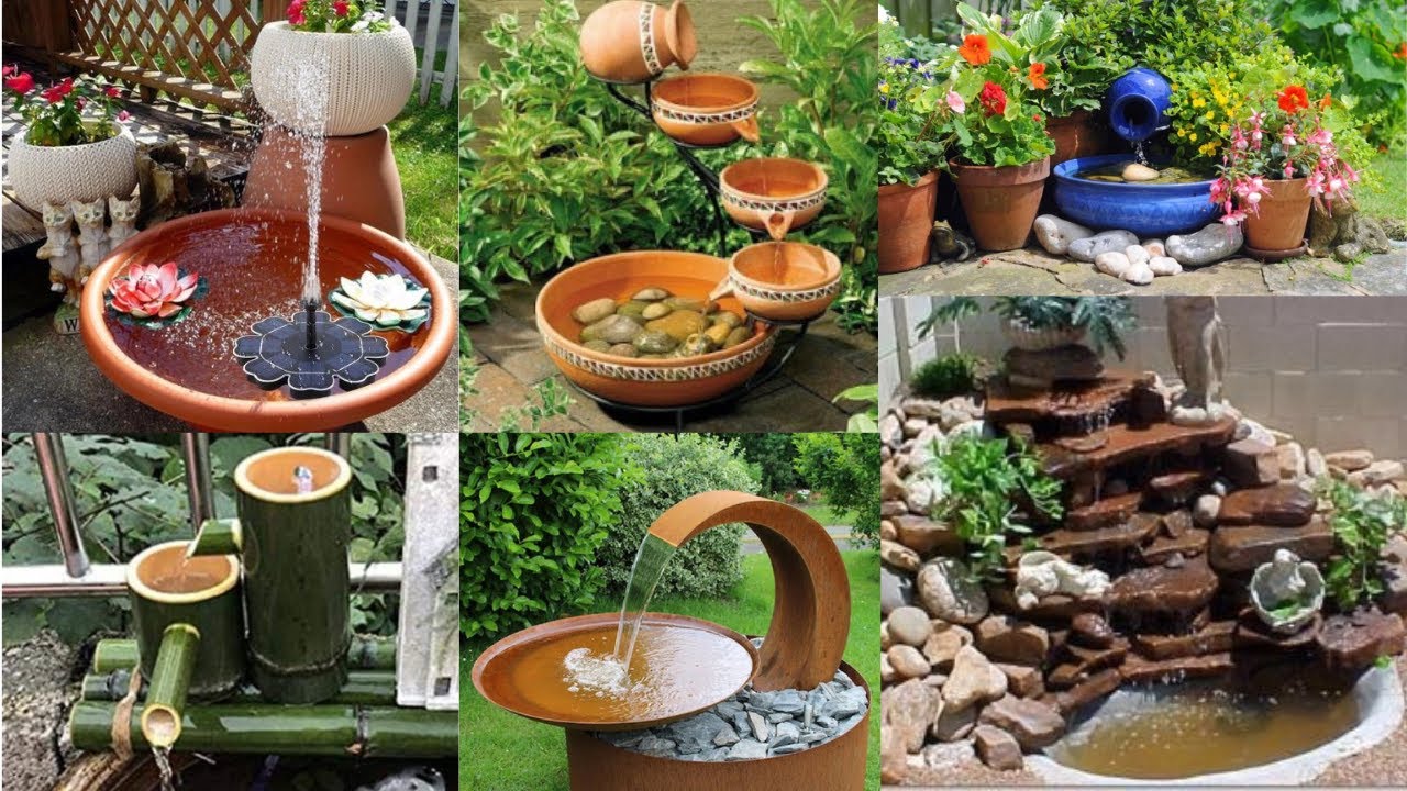 IDEIAS DE FONTE PARA JARDIM