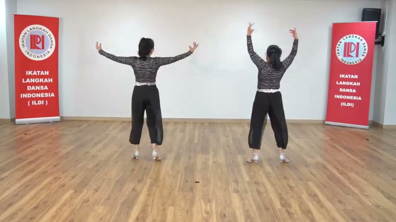 CERITA CINTA Line Dance - Herlina Widjaja & Tanti Damayanti #ildi