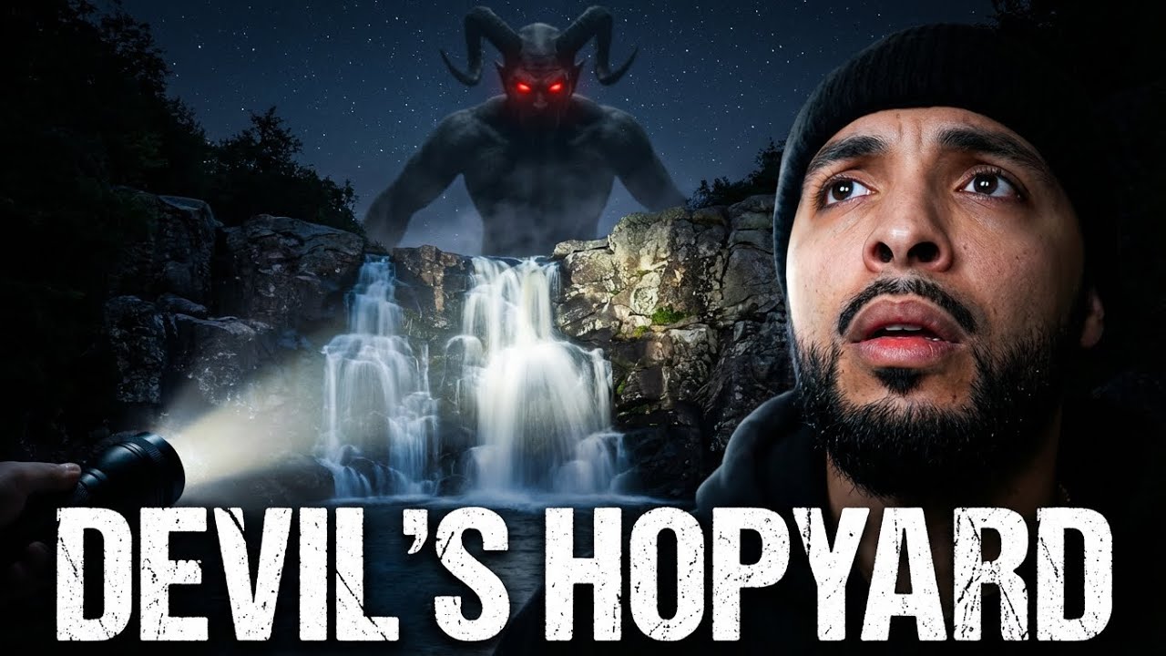 Exploring The Haunted DEVILS HOPYARD PARK At Night | THE STORIES ARE TRUE! | with Beatriz & Ami