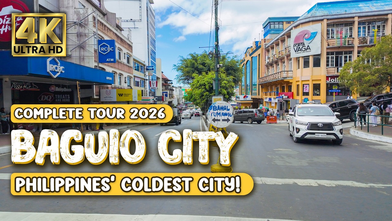Walk tour in Philippines' SUMMER Capital City! | Baguio City | Complete Tour 2026
