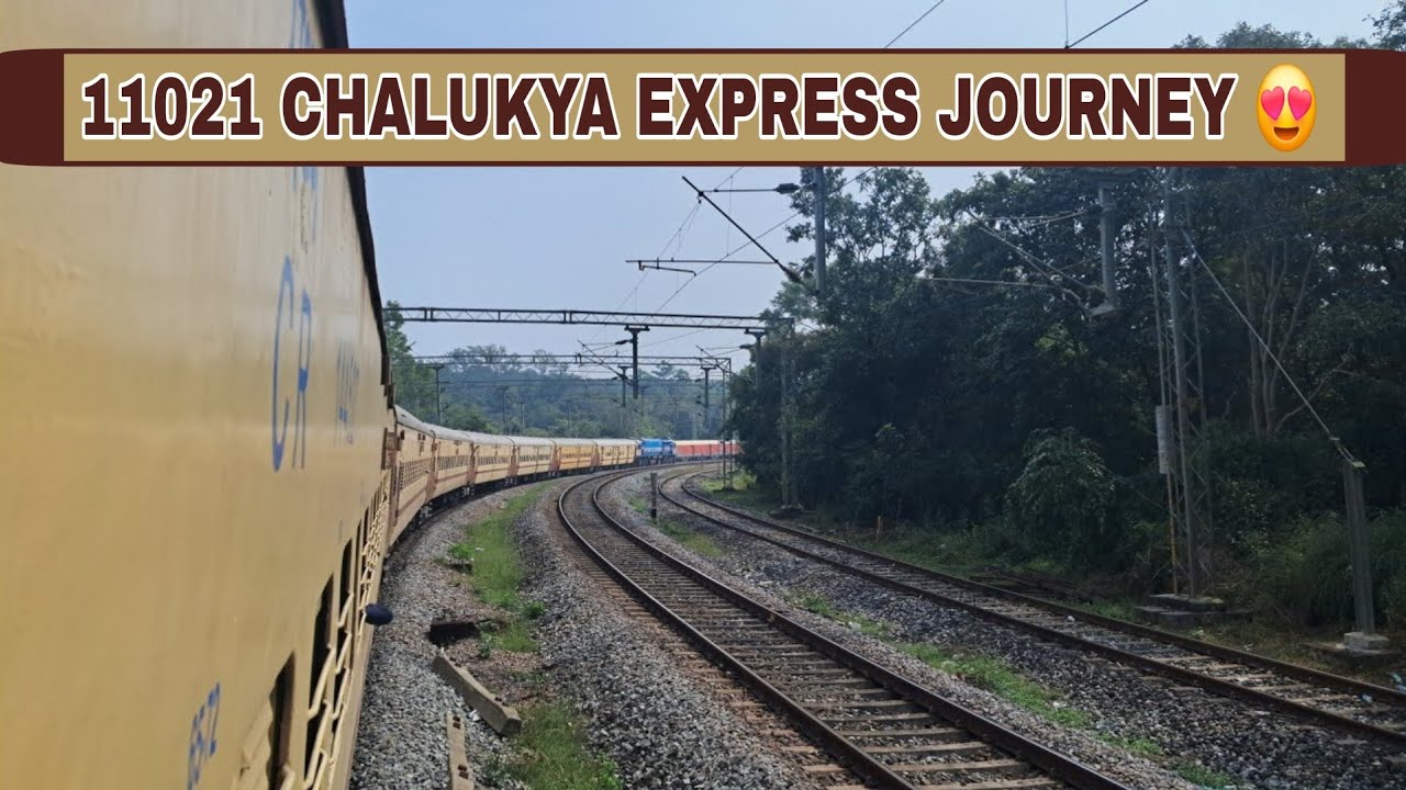 Journey in 11021 Dadar to Tirunelveli Chalukya Express Birthday Spl || 11 years of service