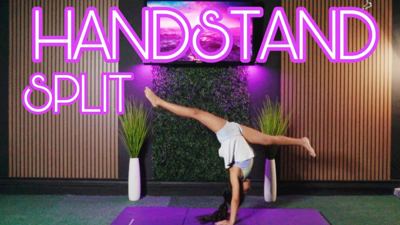 How to do a HANDSTAND SPLIT - Kids