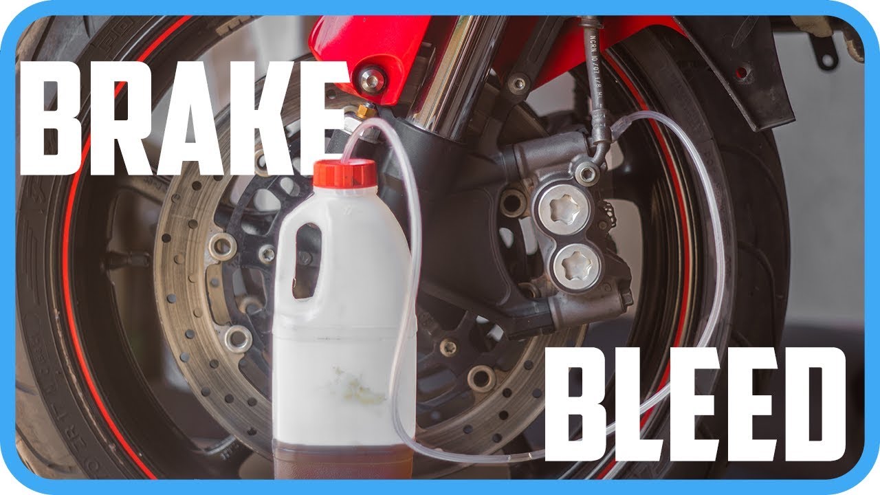 How To Make Your Brakes Bleed | Yamaha R6