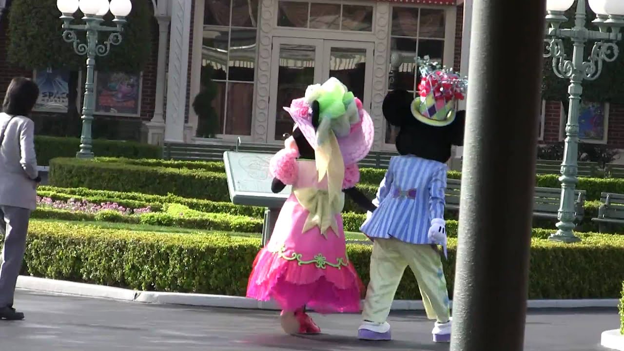 ディズニー　ランド　開園前のイースターワンダーランド撮影会①
