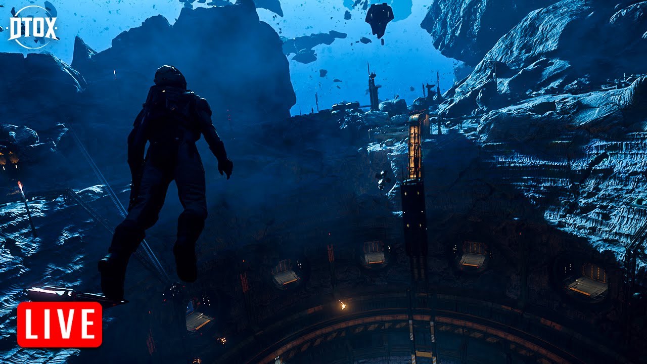 🔴LIVE - Star Citizen 4.4 NEW QV Station Missions! (PTU Wave 1)