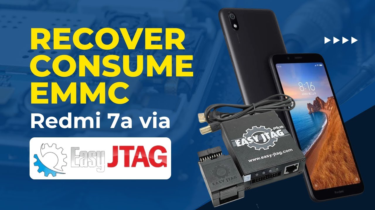 Redmi 7A Easy JTAG | Correct Way to Recover Dead eMMC