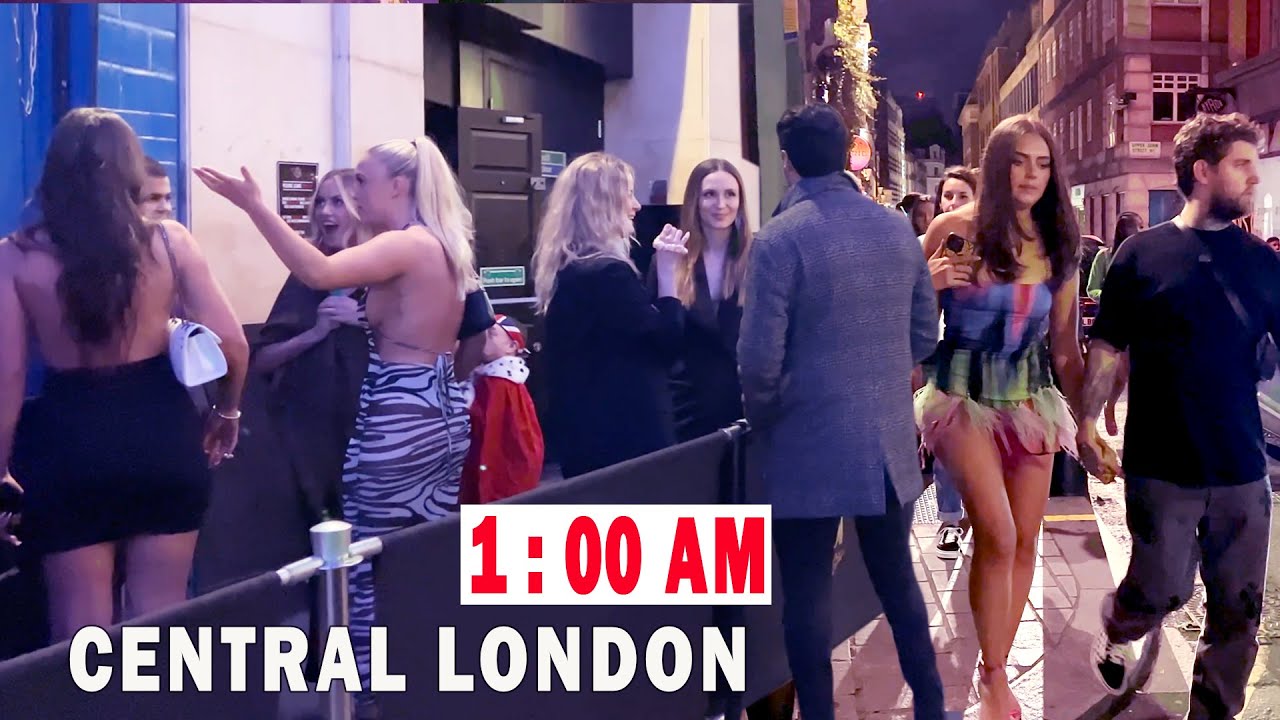 1 AM in Central London | Central London Night Walk [4K]