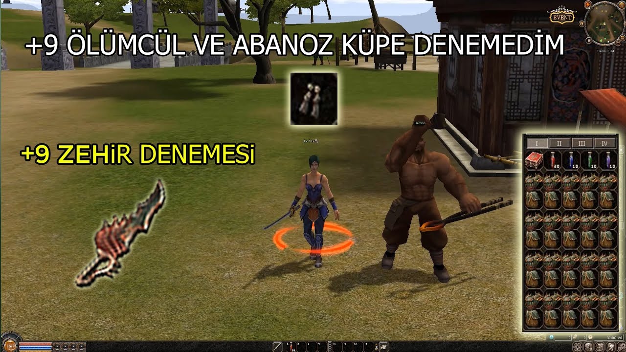 +9 ZEHİR DENEMESİ | +9 ÖLÜMCÜL VE KÜPE DENEDİK | METİN2 TR - TRUVA