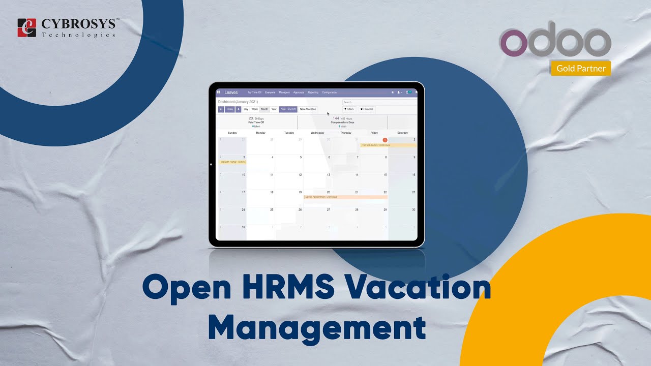 Open HRMS Vacation Management | Odoo App