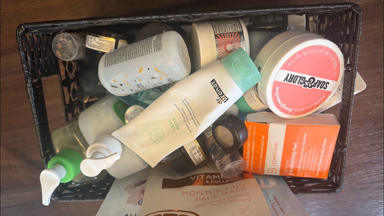 Makeup and Skincare Empties video 1 year!