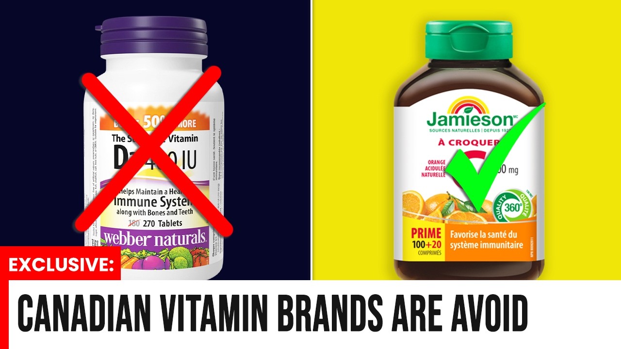 These WORST 8 Canada Vitamin Brands Are a Disgrace