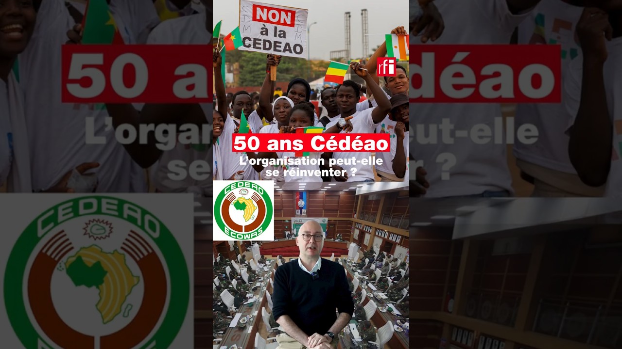 50 ans de la C&eacute;d&eacute;ao : l'organisation peut-elle se r&eacute;inventer ? &bull; RFI #cedeao #aes #nigeria #mali