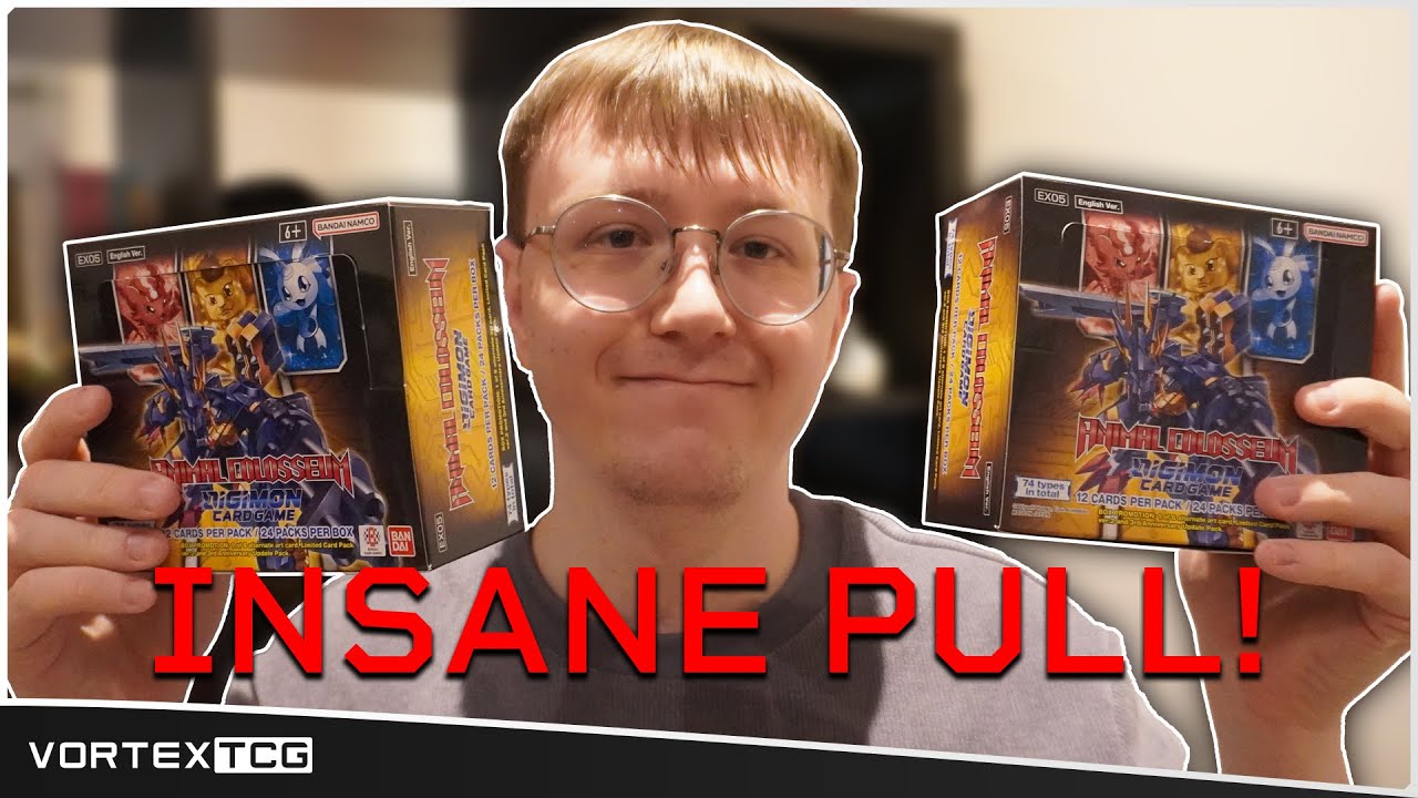 ABSOLUTELY INSANE PULL! Digimon Card Game - Opening 3 Boxes of EX5 Animal Colosseum!