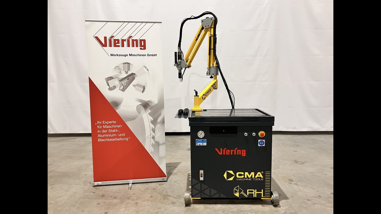 CMA hydraulische Gewindeschneidmaschine RHR-24+. Aktuelle Lagermaschine