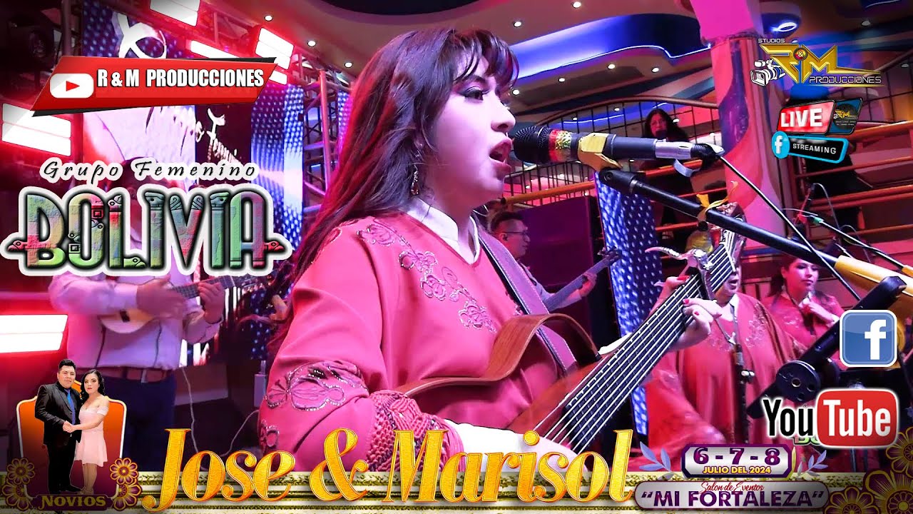 GRUPO FEMENINO BOLIVIA en VIVO | BODA DE ❤ JOSÉ 💍 𝗬 💍 MARISOL ❤ Local 