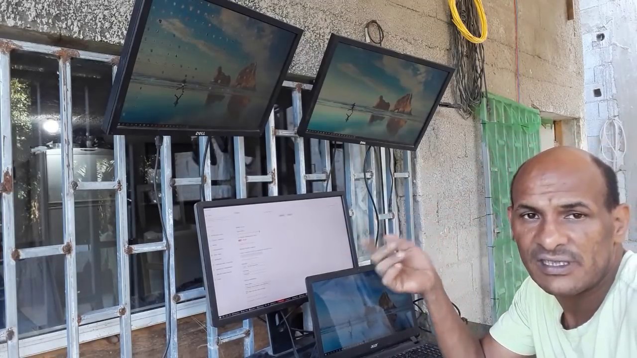 Notebook com 3 Monitores