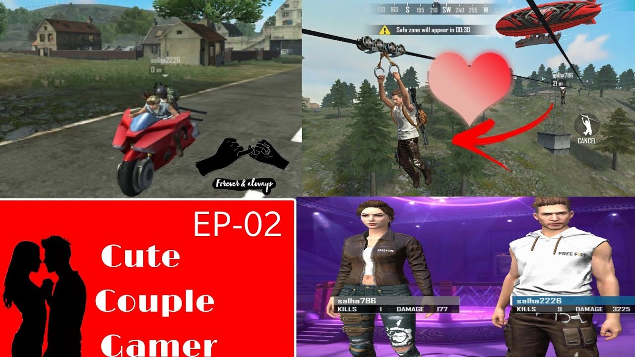 Free fire 💥 Cute couple gamer | SalmanHanna | ep-02 | #cutecouplegamer