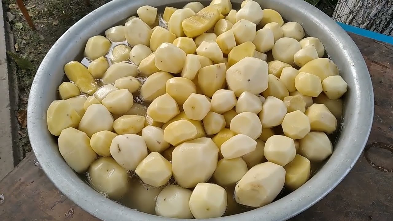 Домашній крохмаль із картоплі.Як ми це робимо.