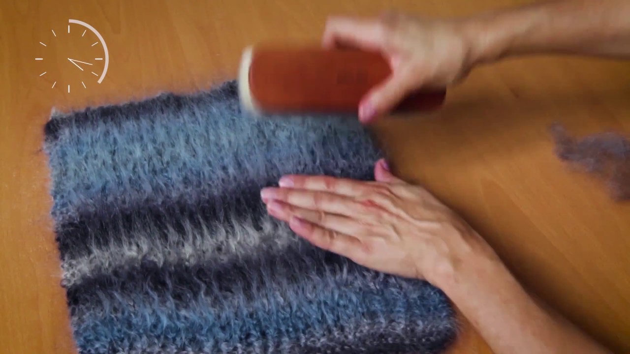 TIP Mirage: Mohair brushed effect · Peinar Mohair · Ressortir le poil du Mohair