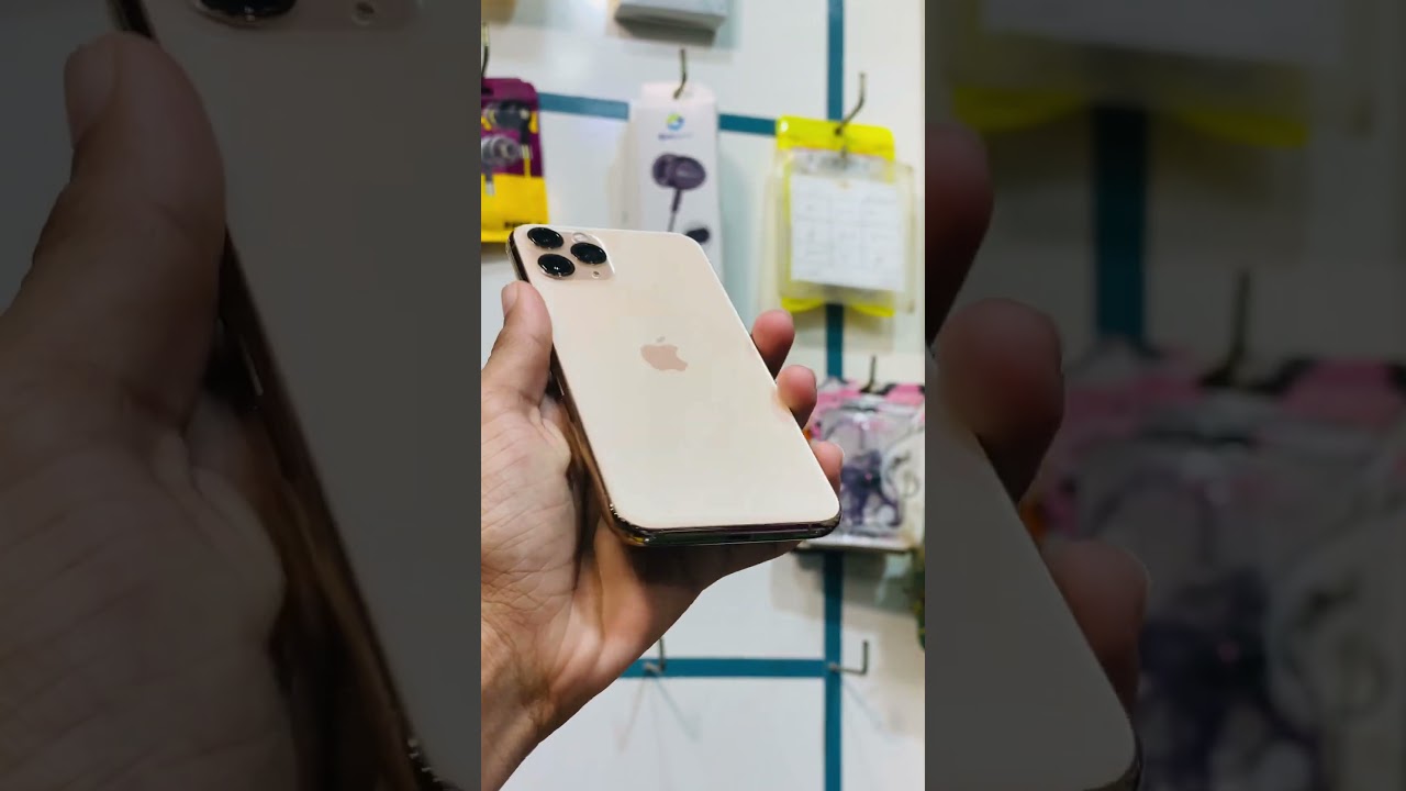 iPhone 11 Pro [Gold 🌟]Colour [256 GB]#sheikhmobilezone #appleiphone #1ksubscribers and Like 🙏❤️👍