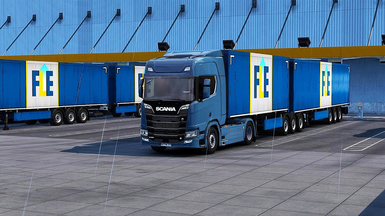 POST PACKAGES (15 TON) TRANSPORT IN GERMANY || ETS 2 GAMEPLAY