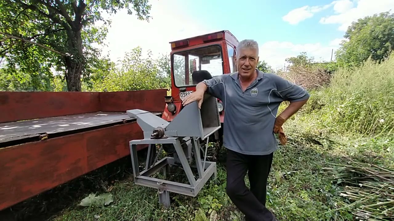 Заготовляю матеріал на підстилку