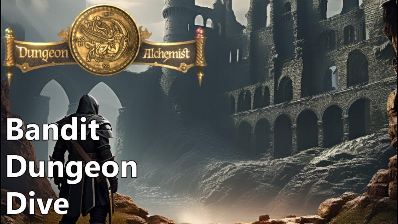 Dungeon Alchemist - Castle Ruin Dungeon - TTRPG Battle Map | CMDR_Aconite