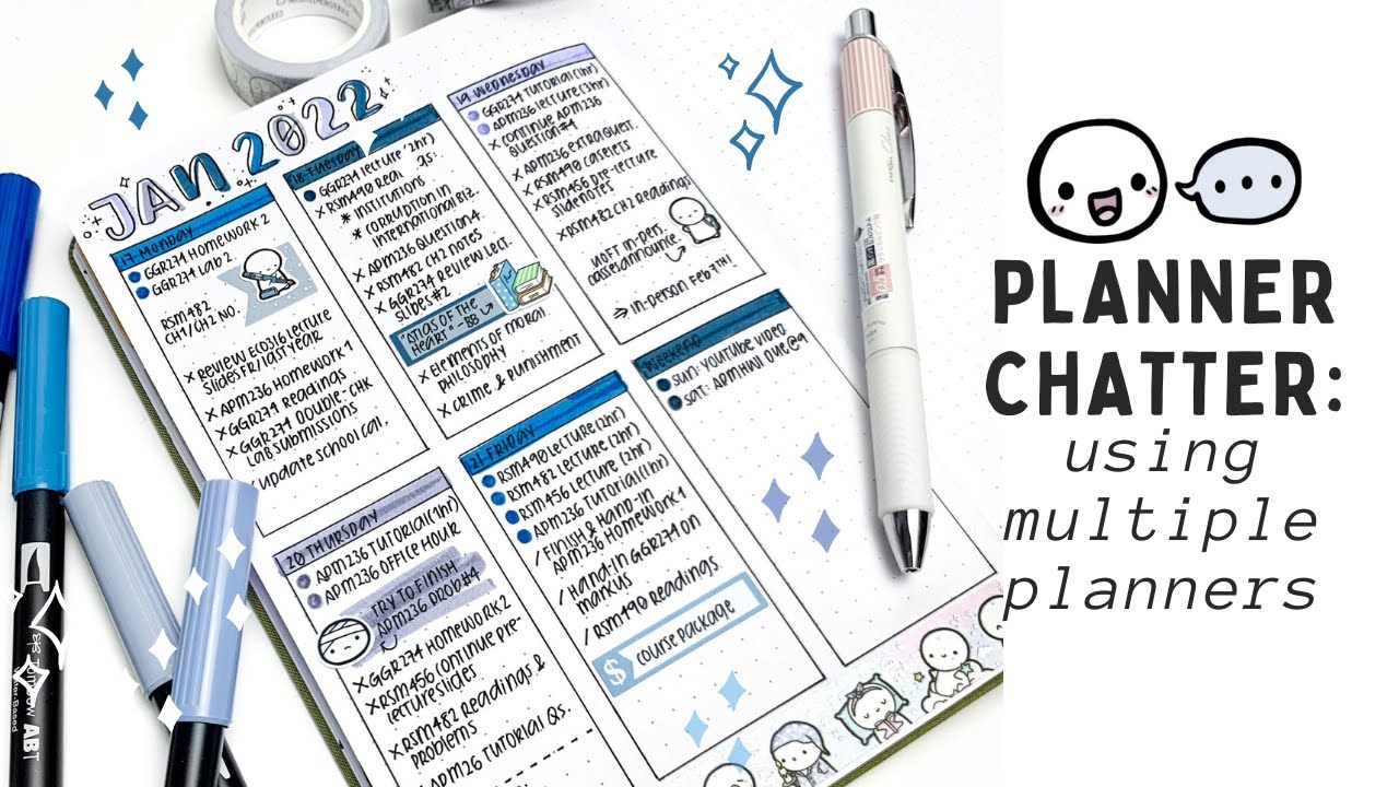 Planner Chatter: Why Do I Use Multiple Planners? | Bullet Journal Plan With Me