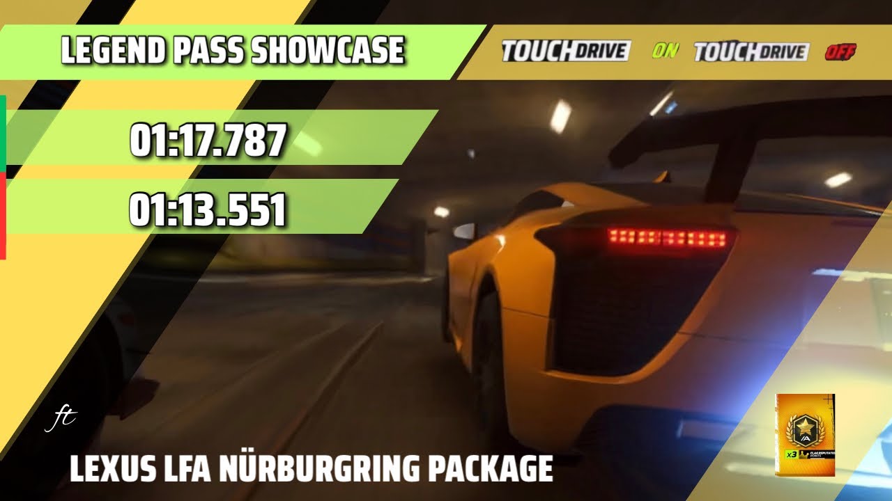 Asphalt Legends | Legend Pass Showcase: Lexus LFA N&Uuml;RBURGRING Package | Uptown
