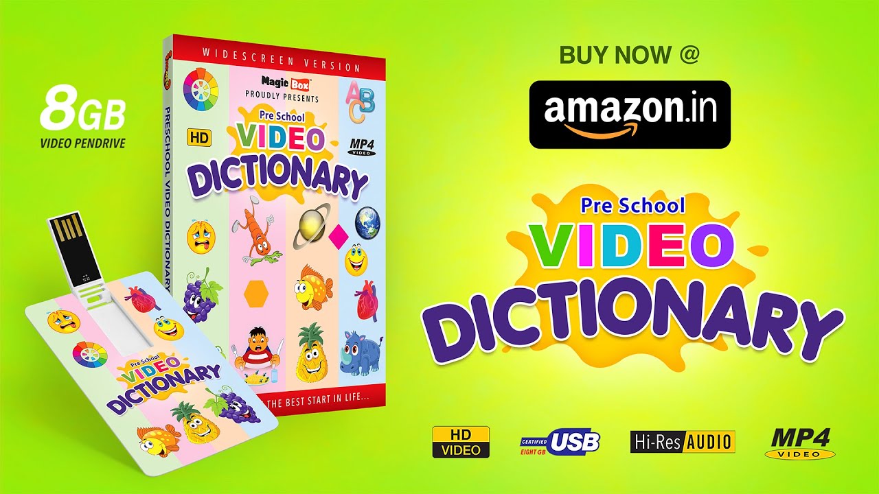 Preschool Video Dictionary USB Memory Stick