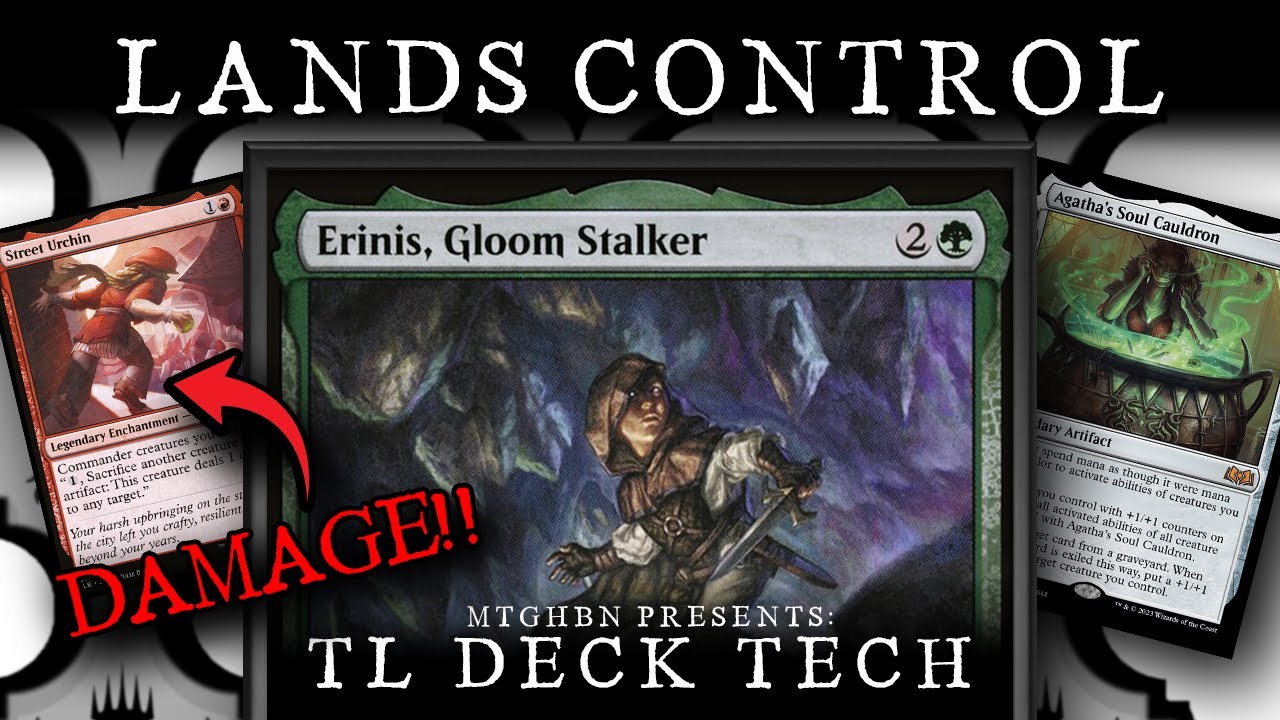 Deathtouch Pinger? Erinis the Street Urchin Lands | Magic the Gathering - Tiny Leaders Deck Tech