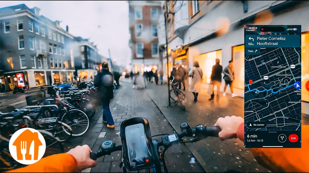 How Hard is it To Get This Job? | Amsterdam Food Delivery